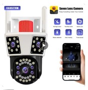 WIFI kamera obrotowa trzy soczewki zewnątrz+ 2TB