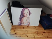 Piękny obraz na płótnie, elegancko oprawiony