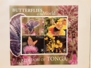 Tonga  2020  Mi blok 137  motyle idealna pozycja