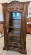 Bardzo piękna witryna,serwantka czeczota orzech,szer. 97cm-sklep Dąbrowa G.