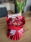 Bukiety jadalne/ ze zdrapek urodziny ślub