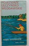 mapa 1979 rok pojezierze Łęczyńsko Klodawskie