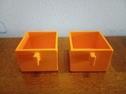 LEGO Duplo, 2 szuflady pomarańczowe