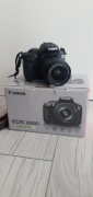 Aparat fotograficzny  lustrzanka cyfrowa CANON EOS 2000d +Obiektyw czarny