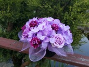 Kompozycja cmentarna kwiaty sztuczne