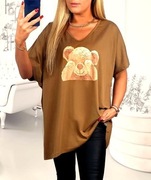DUŻA  bluzka 50-52-54-56 plus size --,3xl,4xl,5xl,6xl