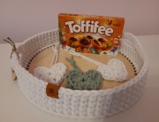 Taca Handmade Prezent Rękodzieło ze sznurka 