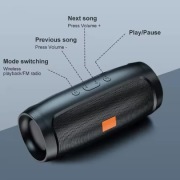 Przenośny bezprzewodowy głośnik Bluetooth z podwójnymi głośnikami stereo