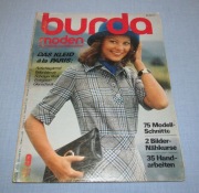 Burda Moden 9/1973 + wykroje Vintage Moda szycie krawiectwo