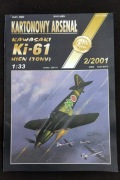 Kartonowy Arsenał 2/2001 Kawasaki Ki-61 Hien 1:33 Haliński