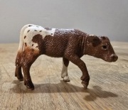 Schleich cielę teksańskiej krowy długorogiej figurka model wycofany z 2010