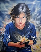 Obraz ręcznie malowany 50/40 cm.