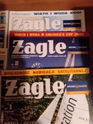 Żagle - czasopismo zestaw za rok 2001