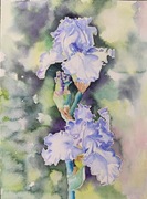 Akwarela 30x40 - "W kwitnącym nastroju"