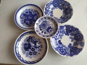 Zestaw talerzy porcelana 