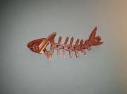 Flexi Rekin – Ruchomy Gadżet 3D w kolorze FLAMING