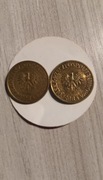 Monety kolekcjonerskie 2 różne orzełki