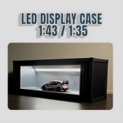 Garaż 1:43 LED - Ekspozycja z podświetleniem