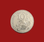 Moneta 10 franków 1986, Francja