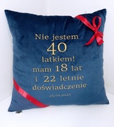 Poduszka na 40 urodziny 
