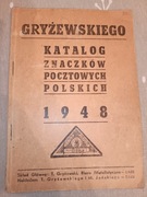 Gryżewskiego Katalog Znaczków Pocztowych Polskich 1948.