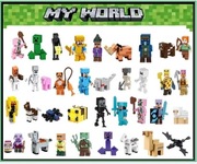 Figurki Ludziki typu Minecraft do zestawów LEGO i inne