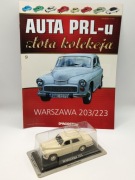 Model WARSZAWA 203 /223 1:43 DeAgostini Kultowe Złota Kolekcja PRL KAP Nowy
