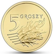5 gr groszy 1991 menniczy UNC