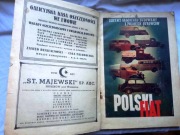 Kalendarz IKC 1938 reklama Polski Fiat, radio Philips, St, Majewski i inne