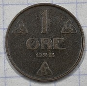 #2891 Norwegia 1 ore 1913 rzadsza  