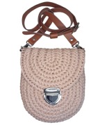 torebka beżowa listonoszka damska