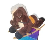 Koń na biegunach dla dzieci 