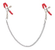 Klipsy na sutki BDSM czerwone regulowane