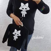 Bluza dziewczęca czarna LOL r92