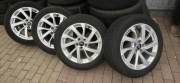 Koła felgi Audi 82A601025B 5x100 opony Hankook - 7mm