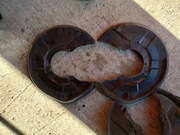 Tarcza kotwiczna osłona tarczy tył passat B5 4motion syncro 3b0615612b 11b