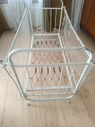 Łóżeczko dziecięce metalowe Stare! zabytek lata PRL prawie antyk 