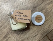 Mini Świeca sojowa od Sikorki biała czekolada z pomarańczą 40 ml