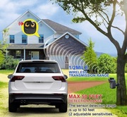 Bezprzewodowy alarm z czujnikiem ruchu do domu i ogrodu