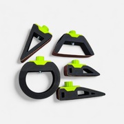 Uchwyty do szlifowania Modelarstwo Uchwyt na papier ścierny 5szt Green 