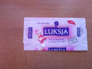 Stare puste opakowanie okładka Luksja róże 2008 mydło w kostce