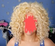 Peruka afroloki ręcznie robiona 