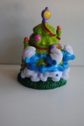 Smerf smerfy domek stara gumowa figurka Smerfy dekoracja PEYO 1997