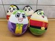 Zestaw 4 maskotek Jajka DC Comics (Tesco)