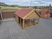 Kojec dla psa drewniany 