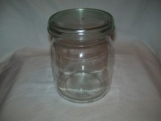 SŁOIK WECK Z POKRYWKĄ Z PRL-u
