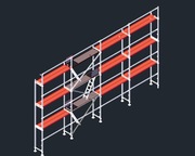 Rusztowanie ramowe 100 m2 plettac platec