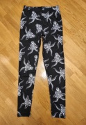 Legginsy emp gothicana kozły mroczne goth S czarne