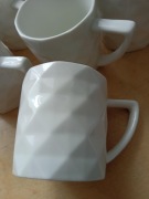 ZESTAW KAWOWY FILIŻANKI DO ESPRESSO BIAŁY KOMPLET 6 SZT na Święta