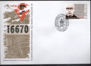 FDC,3754,Rocznica śmierci Maksymiliana Marii Kolbego